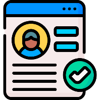 Datenblatt Illustration einer Liste mit Personendaten